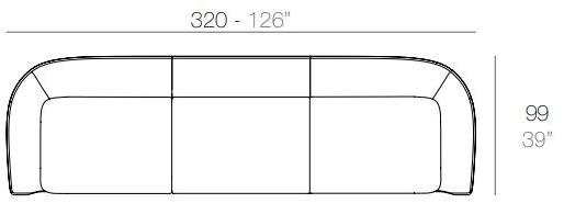 VONDOM Садовый диван из модульной ткани Suave sun-id-1385905 - Вид №18