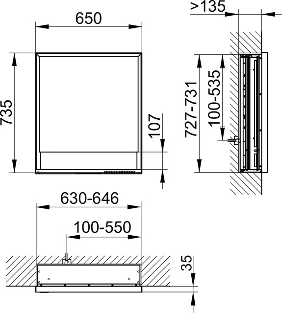 14311171205 Зеркальный шкаф KEUCO Royal Lumos - Вид №2