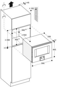 Gaggenau Комбинированная микроволновая печь Serie 400 Bm454110 - Вид №3