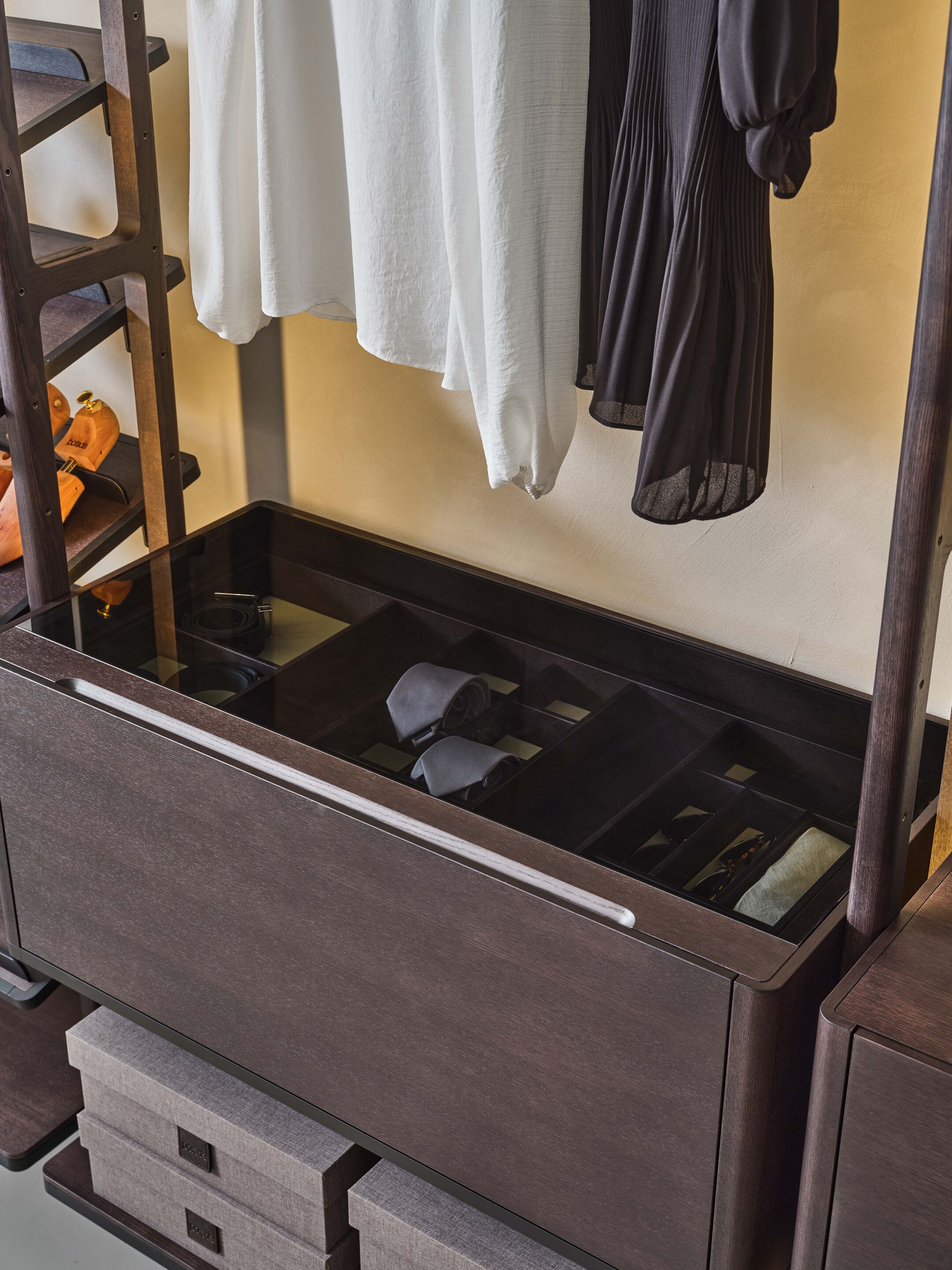 Модульная гардеробная из ясеня со встроенным освещением Porada Soul ARCH-00139648 - Вид №3