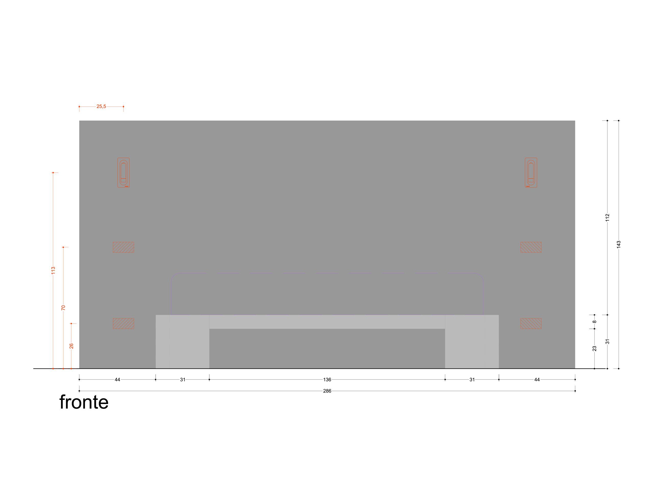 Деревянная двуспальная кровать с высоким изголовьем Disegno di Legno только ARCH-00130505 - Вид №6