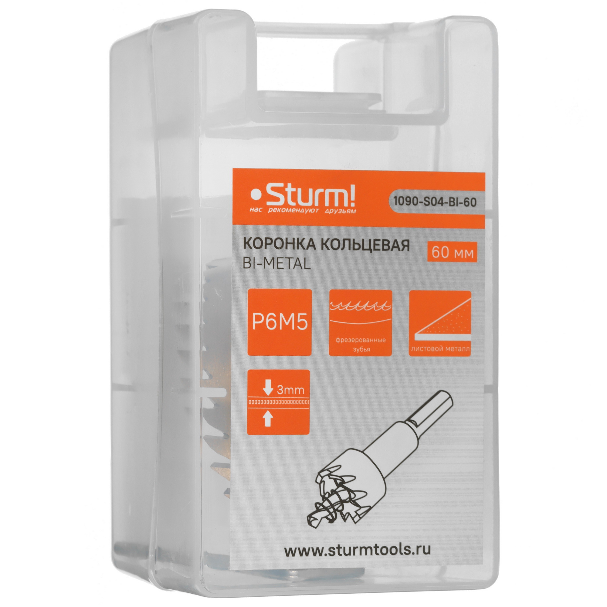 Коронка Sturm! 1090-S04-BI-60 9113225 STDN-0132454 - Вид №5