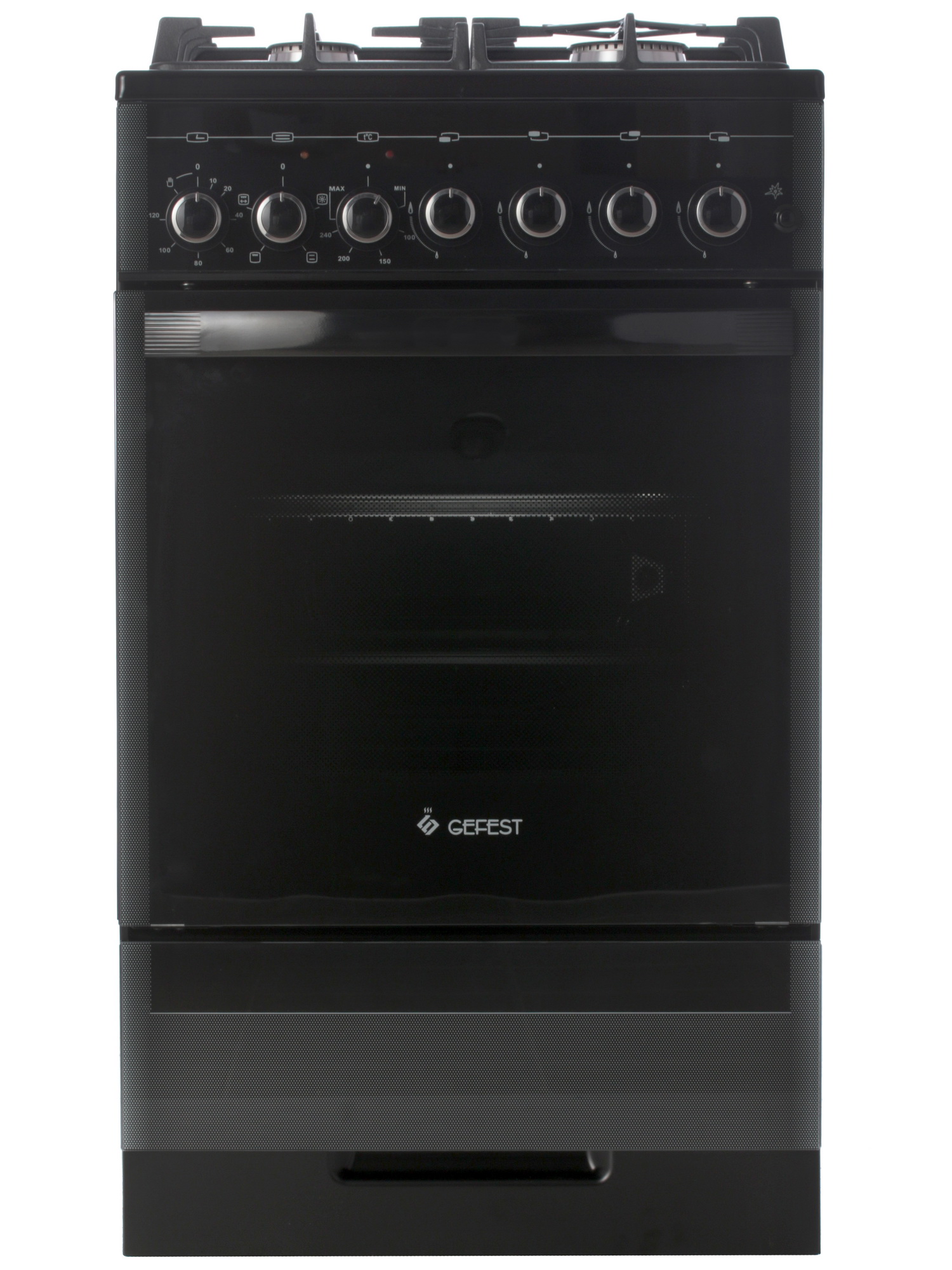 1089368 Комбинированная плита Gefest 5502-02 0044 черный STDN-0131286