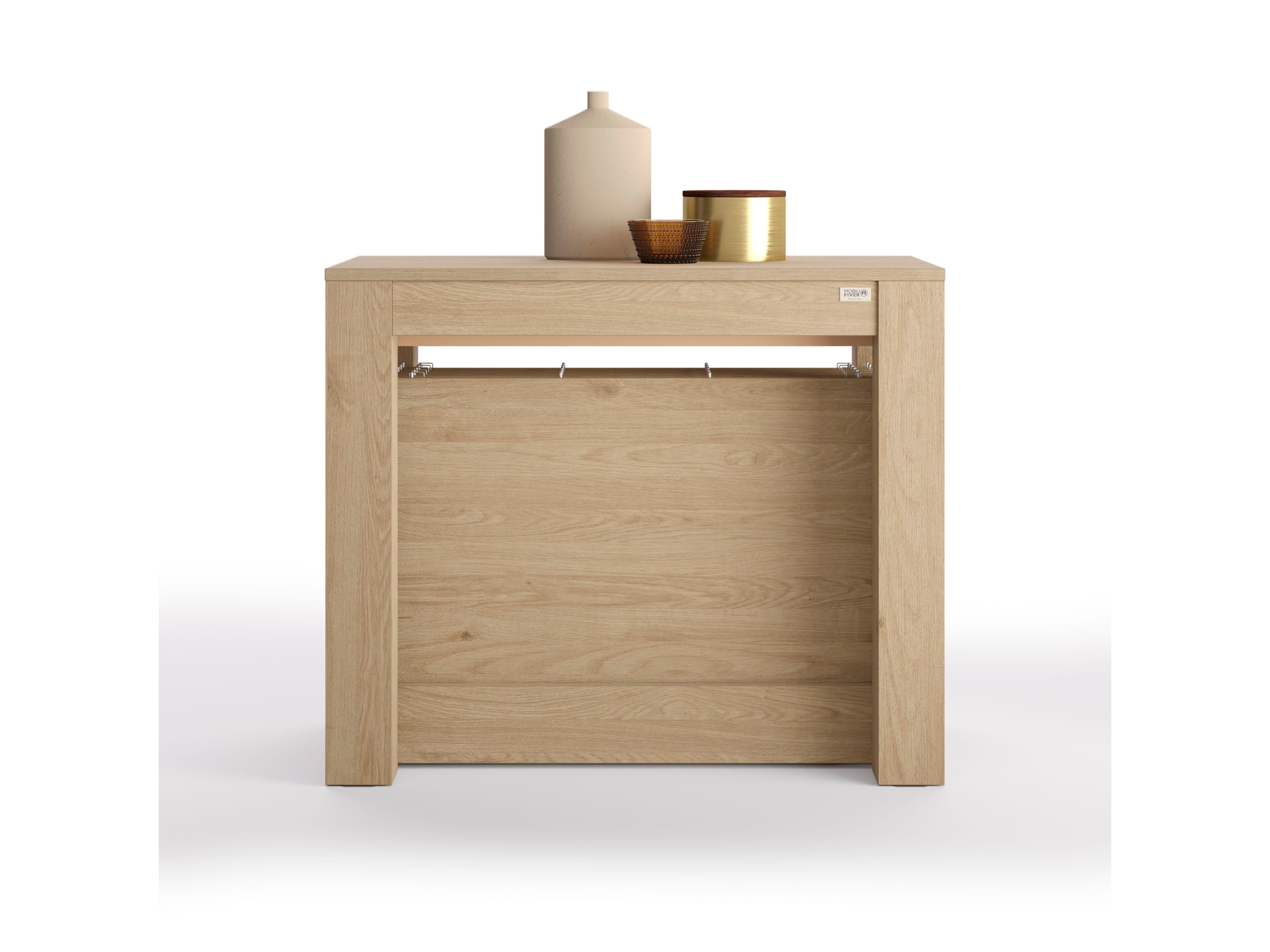 Выдвижная прямоугольная консоль из дуба Mobili Fiver Rachele ARCH-00120260 - Вид №1