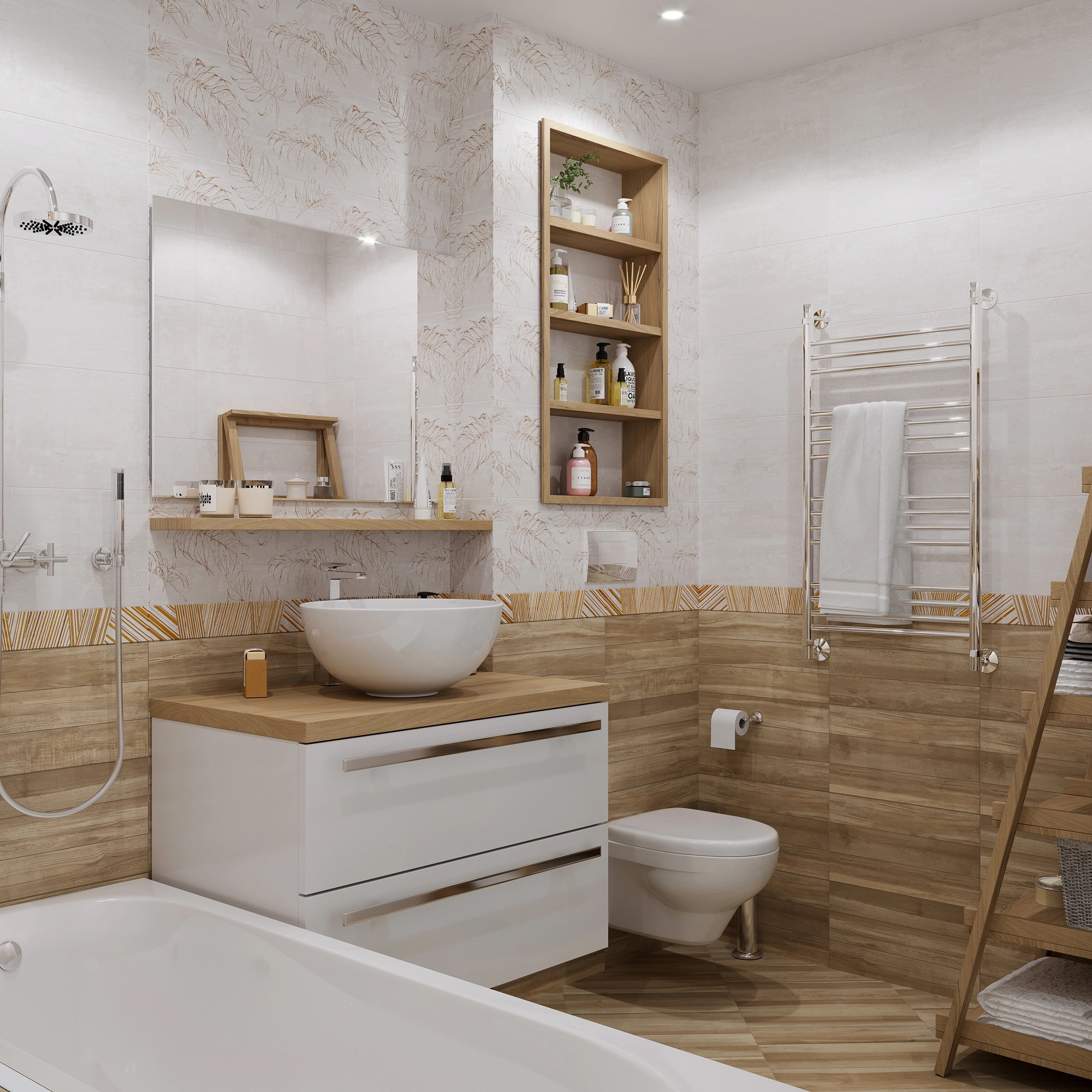 90464473 Керамогранит Mist 1045-0241 45х27см цвет бежевый STLM-0237539 GLOBAL TILE