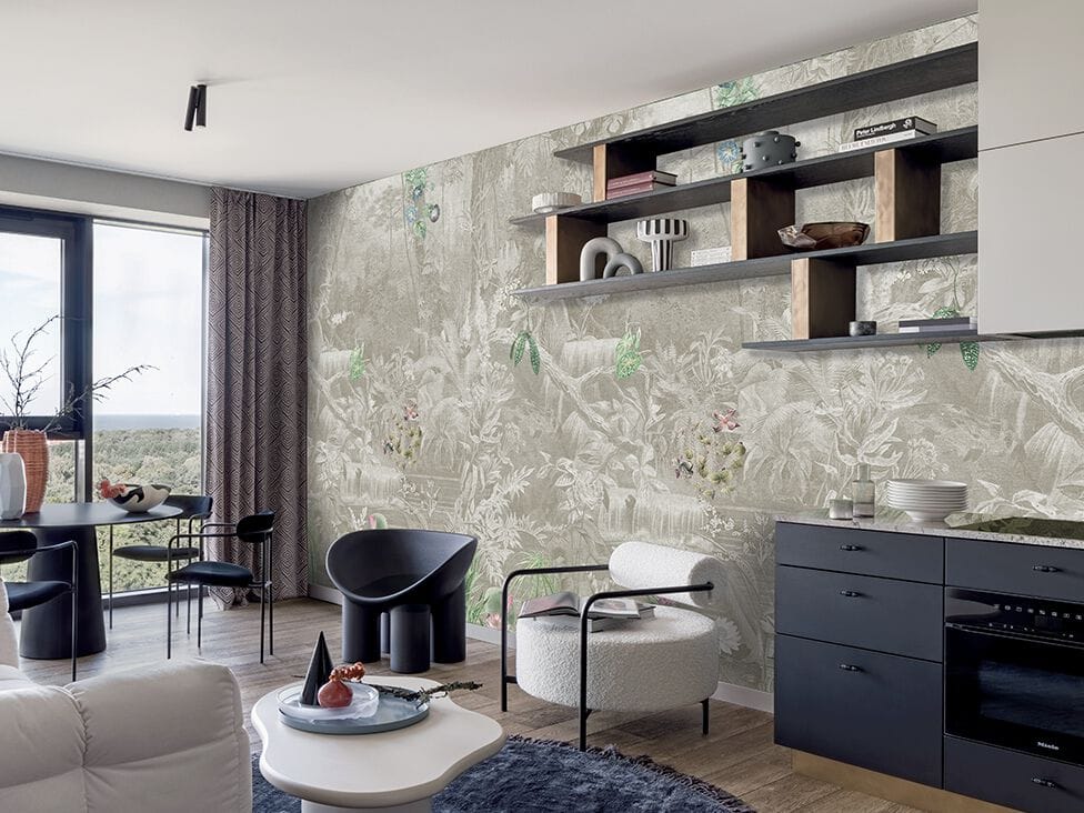 Обои с цветочными мотивами Jannelli&Volpi СП 201 MURALS DECOR ARCH-00087723