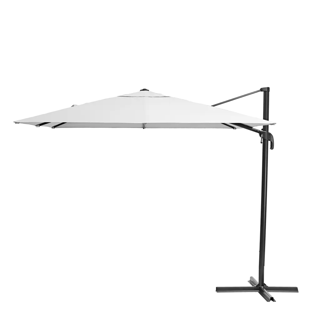 Naterial Aura — садовый зонт с боковой стойкой 286×286 см белый 82232810 STLM-1570652