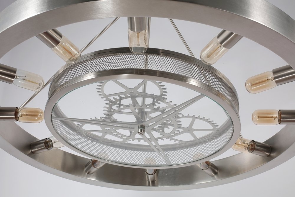 Подвесной светильник Crystal Lux Valencia SP12 D1000 CRYSTAL LUX ДИЗАЙНЕРСКИЕ, VALENCIA 102842 Белый;серебро  - Вид №1
