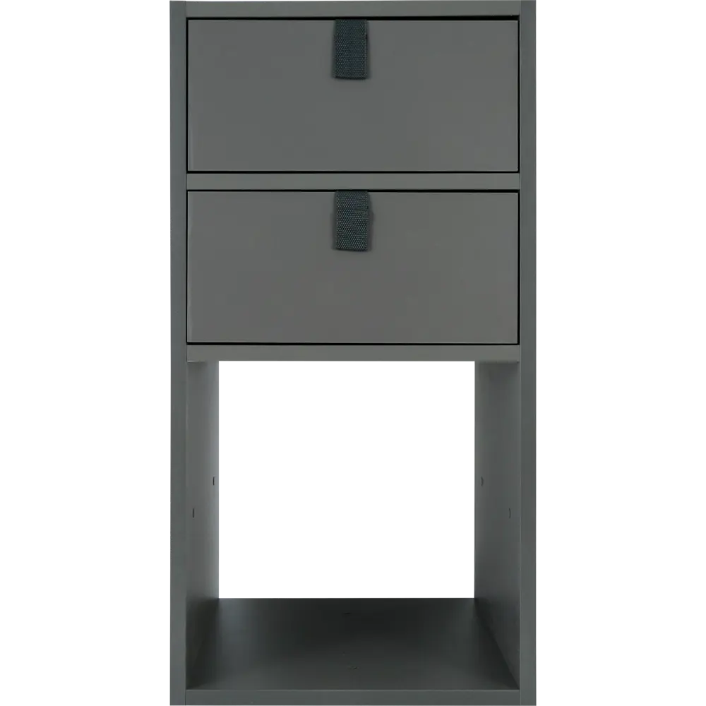 Стеллаж КУБ 2 секции 36х70.5х32 см ЛДСП цвет графит Santreyd STLM-2188185 - Вид №5