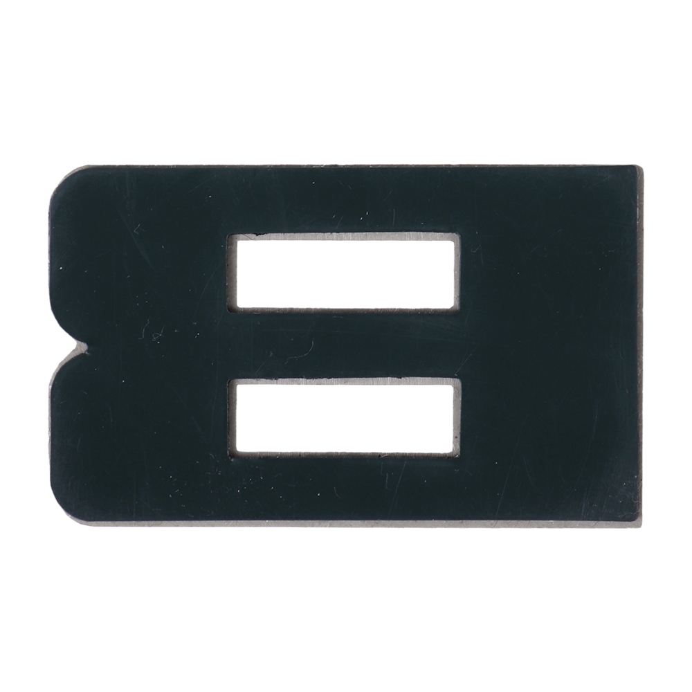 Дверная буква  «В», 37х6х60 мм, матовое серебро LJPS0078 Public Steel Россия  - Вид №1