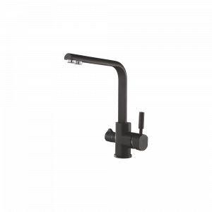 GZ 16034C Смеситель для кухни с подключением к фильтру с питьевой водой Ganzer Черный