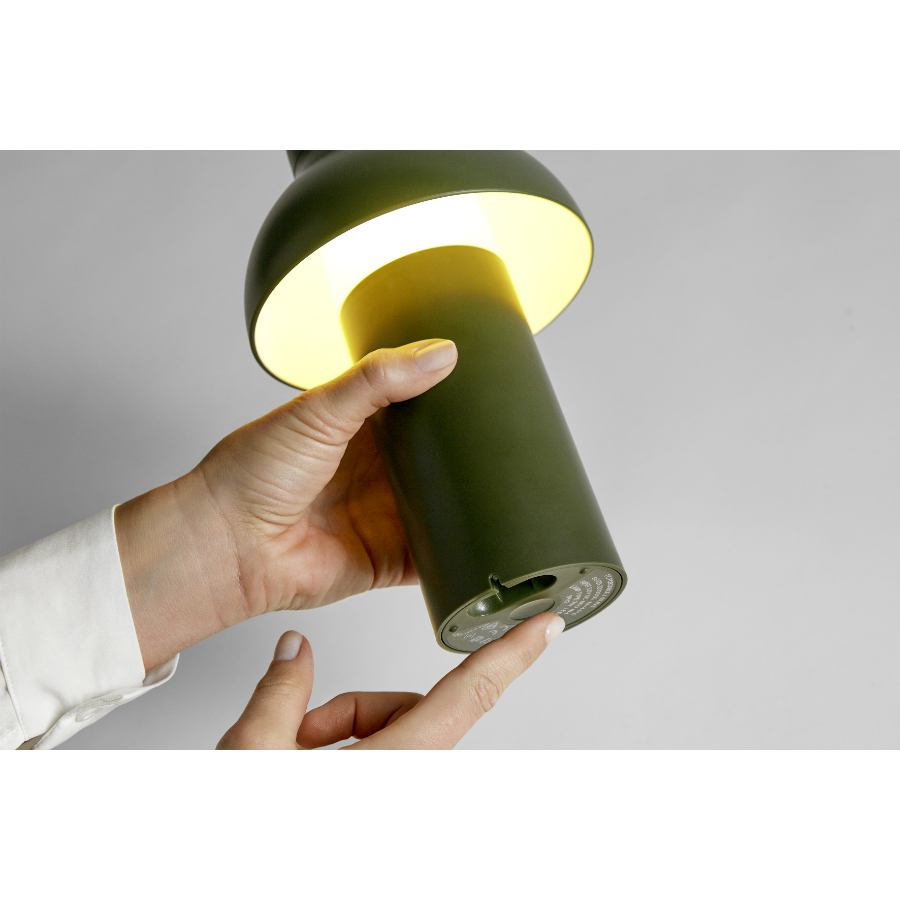 Лампа настольная PC Portable, оливковая Hay 4104312009000 - Вид №16