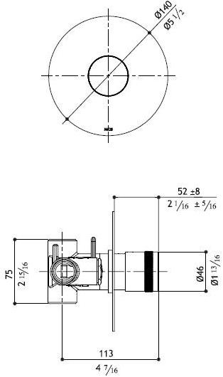 MGS Смеситель для душа из нержавеющей стали Minimal sun-id-1358225 - Вид №1