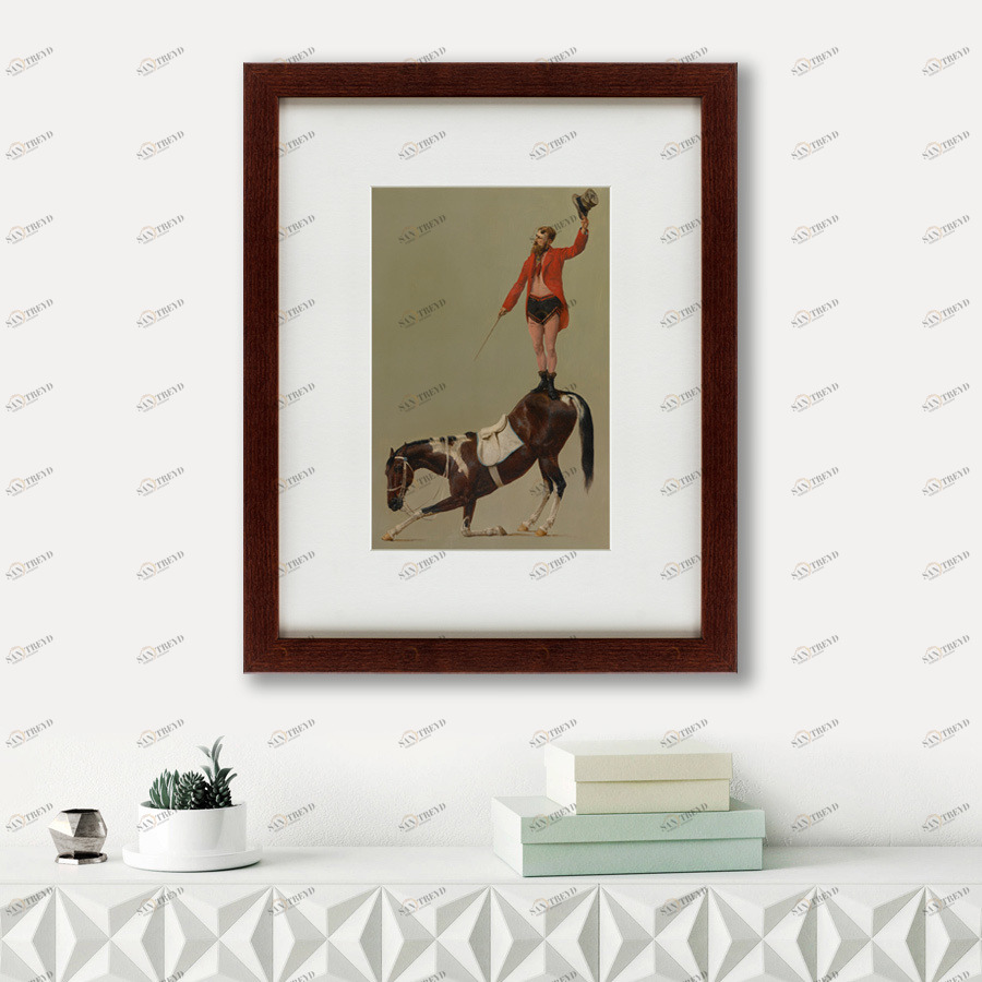 Картина 52х42 см Le Cirque Molier №3, 1880 КАРТИНЫ В КВАРТИРУ  00-3894663 Бежевый 