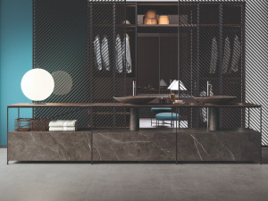 Секционная напольная раковина из нержавеющей стали