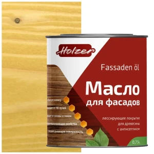 90407653 Масло для фасадов HOLZER MFASAD075PesochnyBereg цвет песочный 0.75 л STLM-0855698
