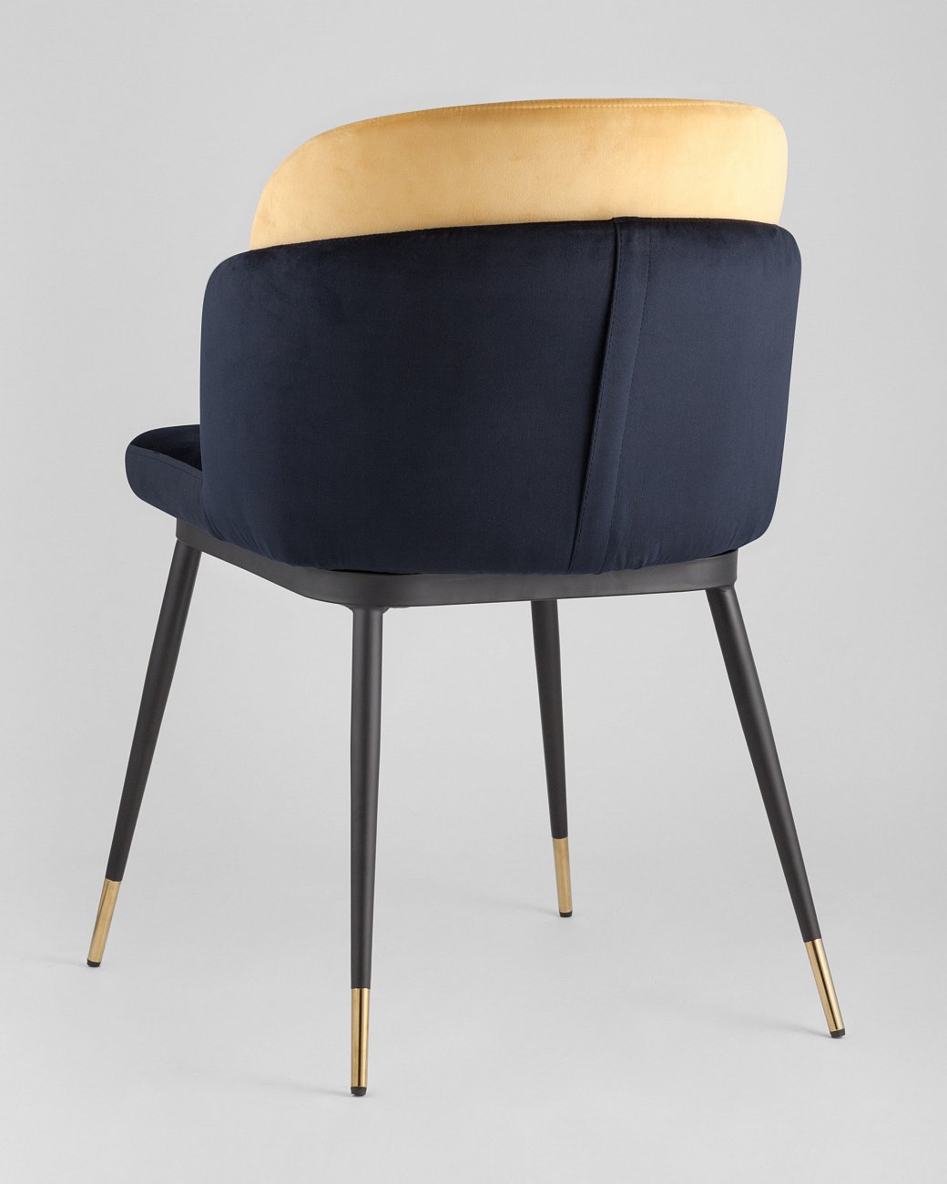 Стул со спинкой синий "Пенелопа" STOOL GROUP ДИЗАЙНЕРСКИЕ, ИНТЕРЬЕРНЫЕ 00-3946262 Желтый;синий  - Вид №5