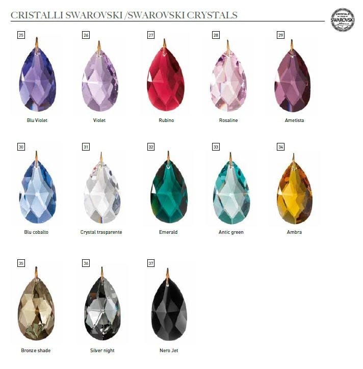 Подвесной светильник с кристаллами Swarovski® Euroluce Lampadari MUSEUM S1 ARCH-00021061 - Вид №5