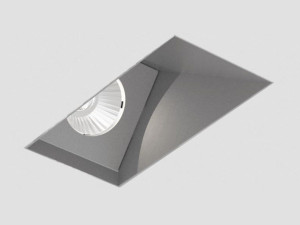 Алюминиевая затемняемая квадратная встраиваемая настенная шайба