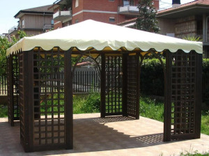 Gazebo in Strongplast e PVC