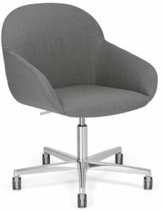 Crassevig Мягкое вращающееся кресло с 5 спицами Elba