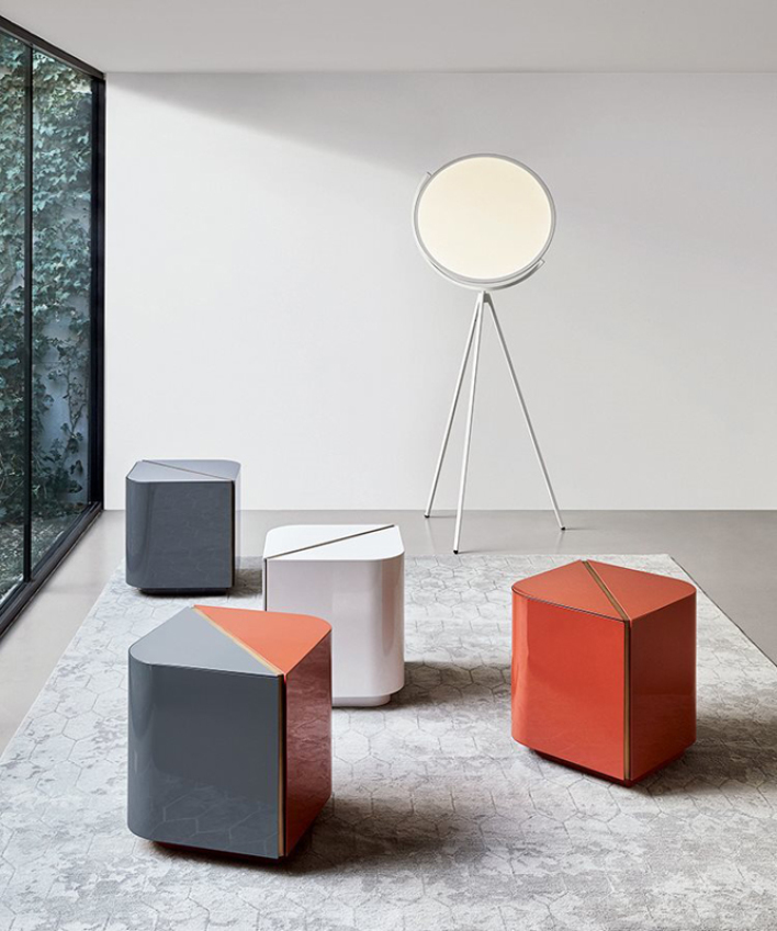 Тумбочка  MERIDIANI DIMITRI 45 Shine - Вид №1