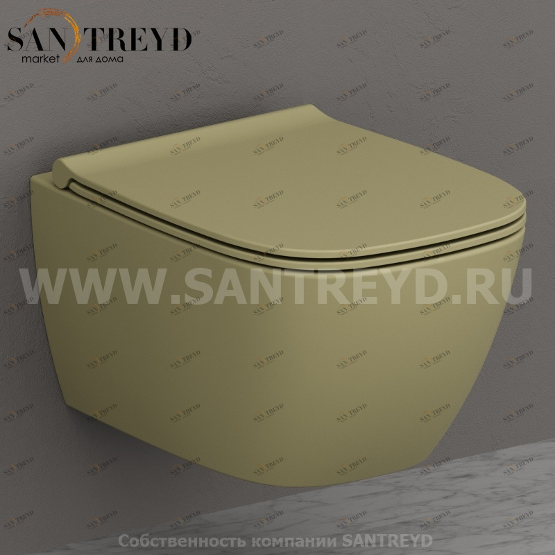 GNS03SE Подвесной унитаз настенный Желтый Ceramica Globo GENESIS Италия