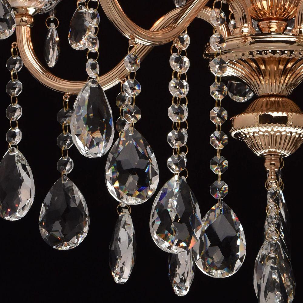 Подвесная люстра MW-Light Селена 11 482013105 MW-LIGHT ДИЗАЙНЕРСКИЕ, СЕЛЕНА 181571 Золотой  - Вид №2