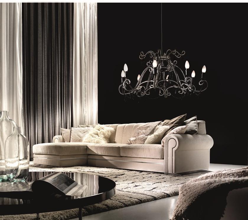 Former In Italia Модульный бархатный диван с шезлонгом Quincy sun-id-1401894 - Вид №1