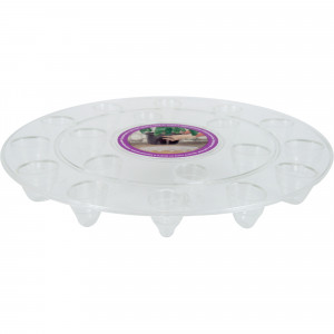 13463311 Поддон для горшка D21, пластик, Белый