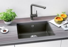 523733 Кухонная мойка Blanco Subline 500-U Ceramic белый  Blanco Subline Белый