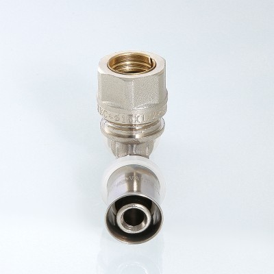 VTm.233.I.161516 Пресс-фитинг – тройник с переходом на обжимное соединение Valtec 16 x 15 x 16 мм  - Вид №6