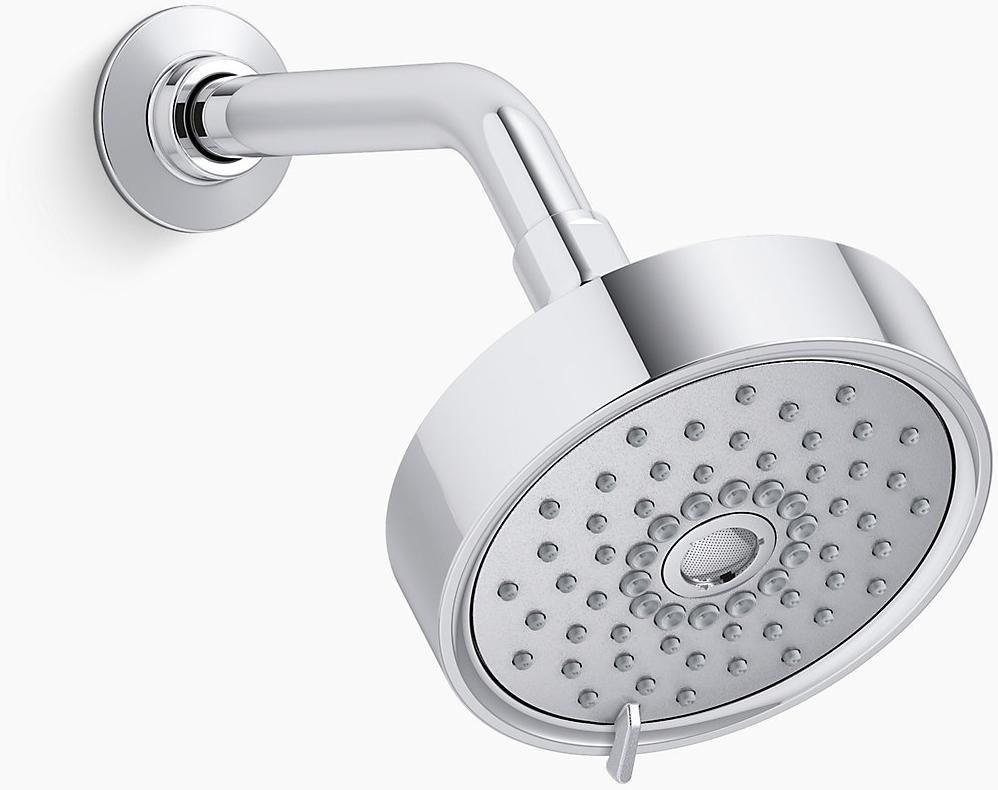 KOHLER Многофункциональная душевая лейка Purist 1,75 галлона в минуту с технологией впуска воздуха Katalyst K-22170-G-CP 