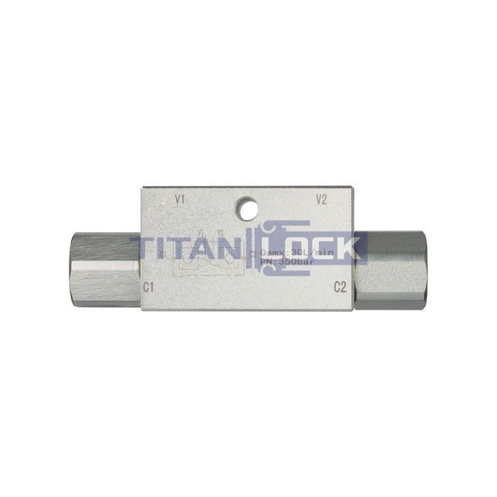 Гидрозамок двусторонний, 1.1/2", BP/BP, сталь, TLDHL1.1/2 TITAN LOCK  - Вид №2
