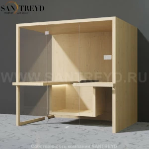 Effegibi AIR SA91800001 Cауна. Установка: к стене. Мощность: 8 кВт макс. Размеры: длина 217 см, ширина 162 см. Отделка: осина натуральная.
