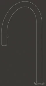 Ceadesign Поворотный излив, установленный на террасе, с выдвижным ручным душем Free ideas Fre 143