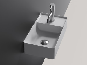 Подвесная прямоугольная мойка для рук из Flumood®