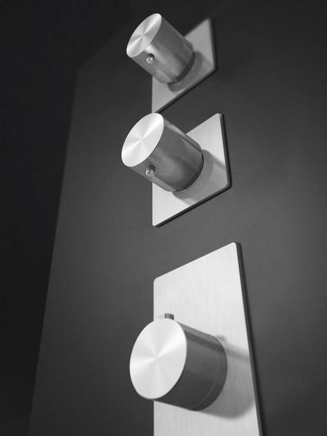 Radomonte Смеситель для душа из нержавеющей стали с переключателем на 3 отверстия Aico Ter55-a - Вид №1