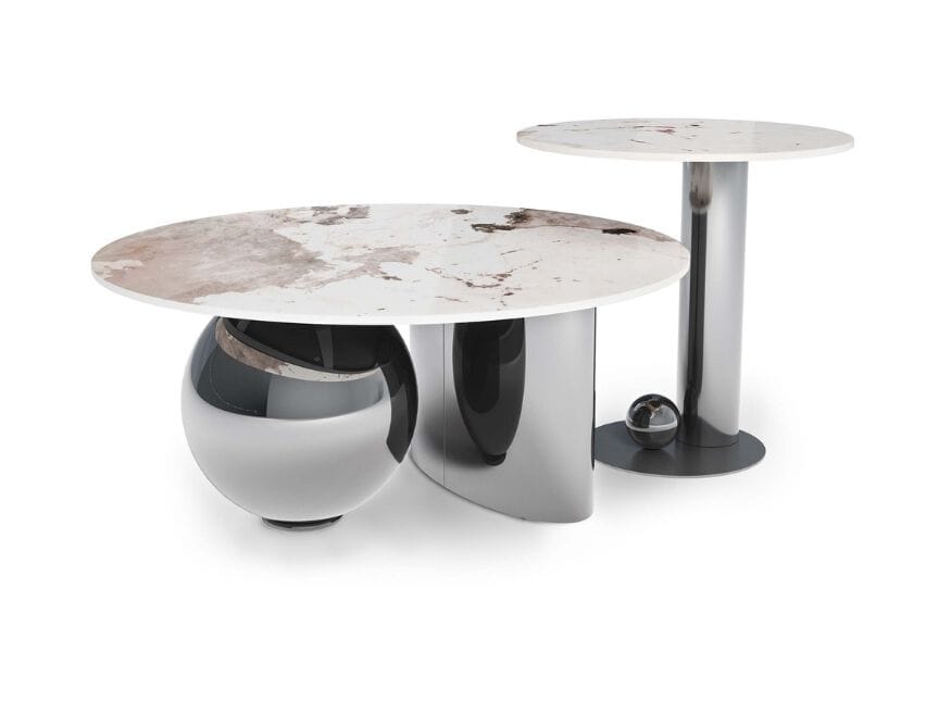 Круглый журнальный столик из спеченного камня GIULIA GRILLO PARIGI ARCH-00107294