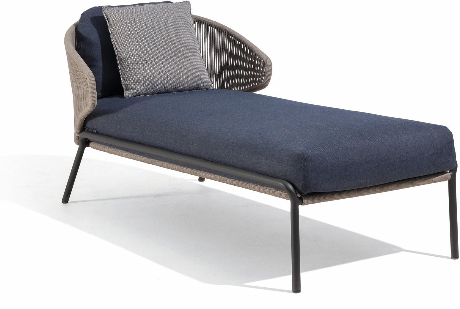 MNST321 Шезлонг лава бронза Manutti Radius