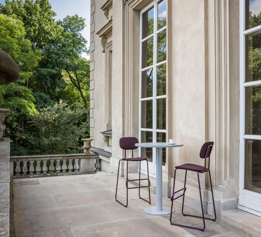 MDD Высокий табурет из саночной ткани с подставкой для ног New school sun-id-1477574 - Вид №8