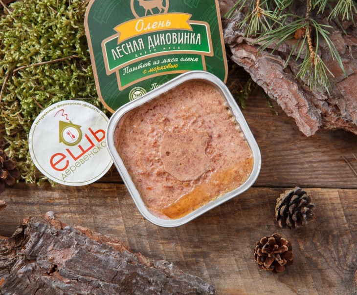 3333 Паштет из мяса оленя с морковью (ламистер) Вкусляндия  - Вид №1