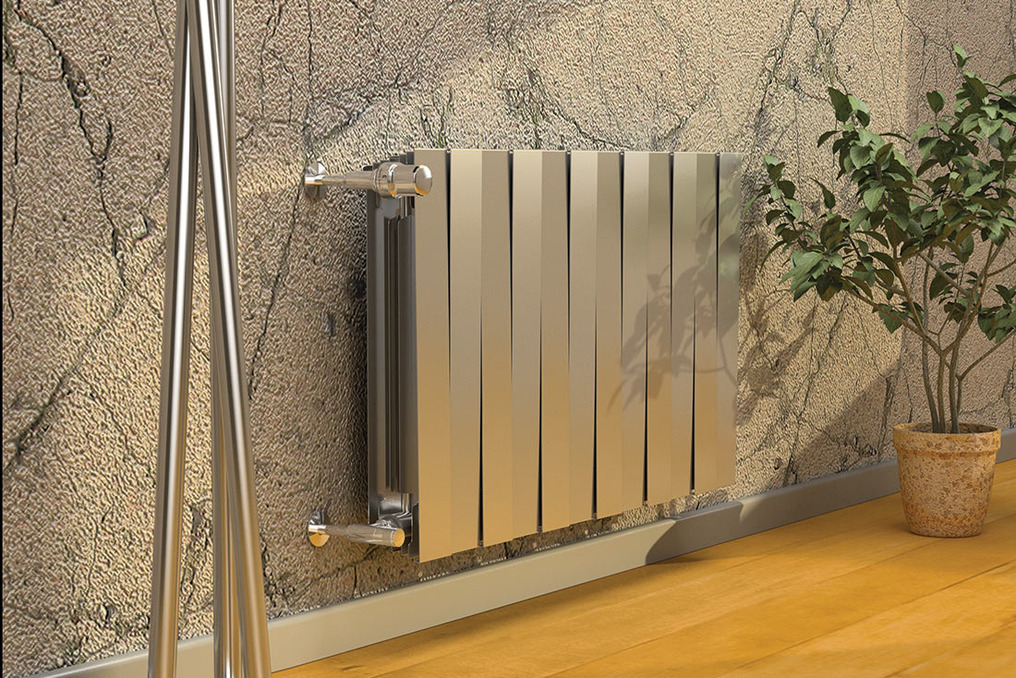 Радиатор биметаллический Royal Thermo PianoForte Silver Satin (серебристый)  - 10 секций sun-id-646097 - Вид №2