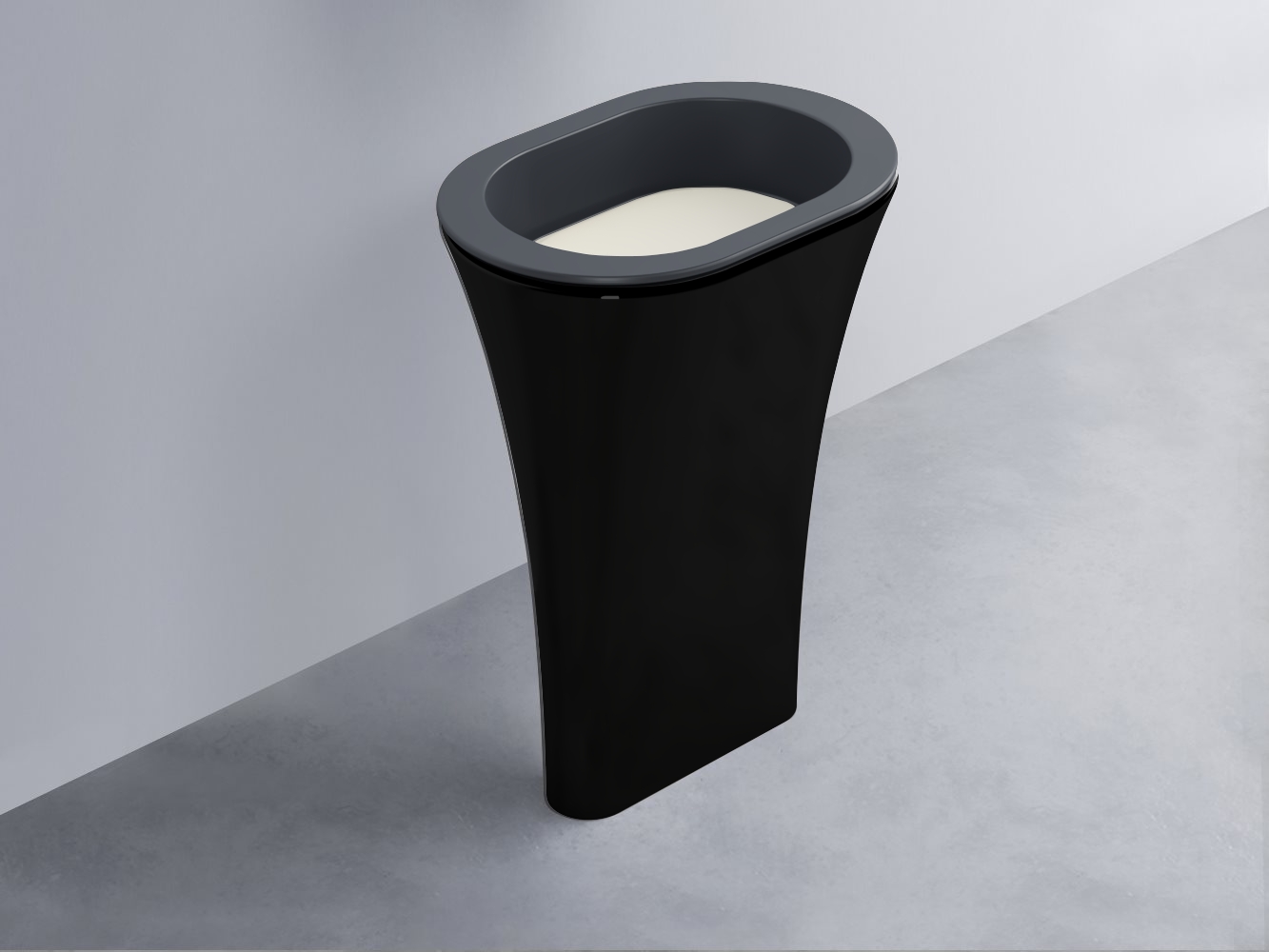 AMLA65-BA+AMPILO-TL+AMCOLO-N Раковина Amedeo Ovale отдельностоящая cielo Enjoy + Amedeo Ceramica Cielo