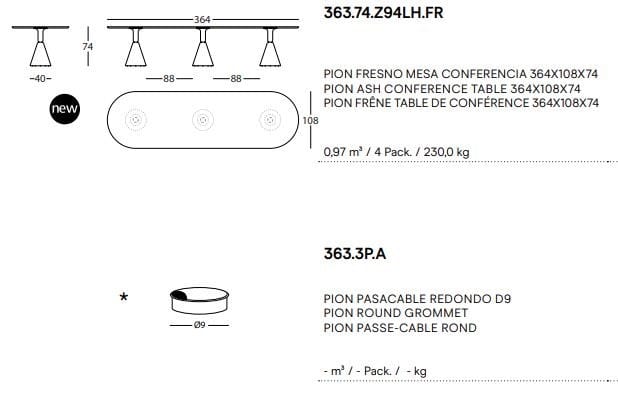 Деревянный овальный стол SANCAL ARCH-00113494 - Вид №3