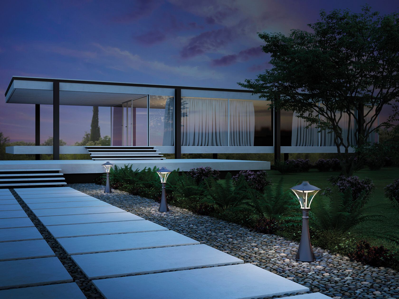 Алюминиевый светодиодный световой столб [LND] общие ARCH-00035294 - Вид №2