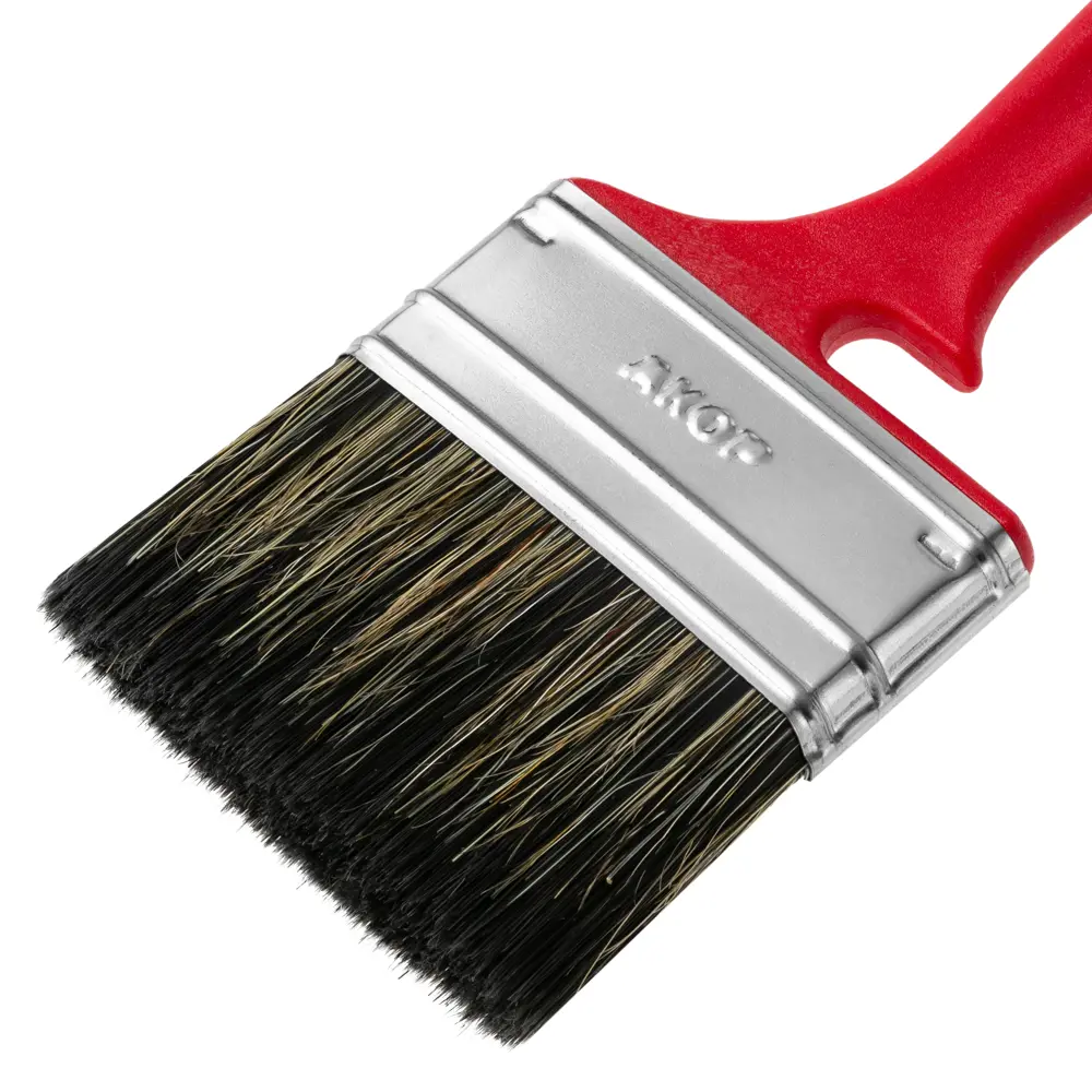 Кисть плоская для водных красок 70 мм Акор Эксперт синтетическая щетина STLM-2088223 - Вид №1