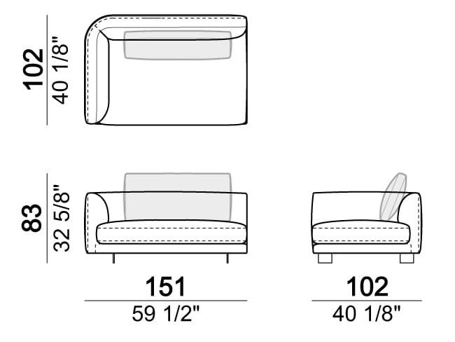 Модульный диван Arketipo SELF CONTROL ARCH-00067338 - Вид №9