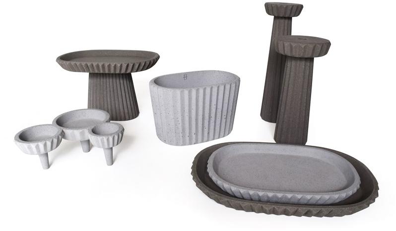 URBI et ORBI Ваза для фруктов в бетоне Siman sun-id-1419448 - Вид №7