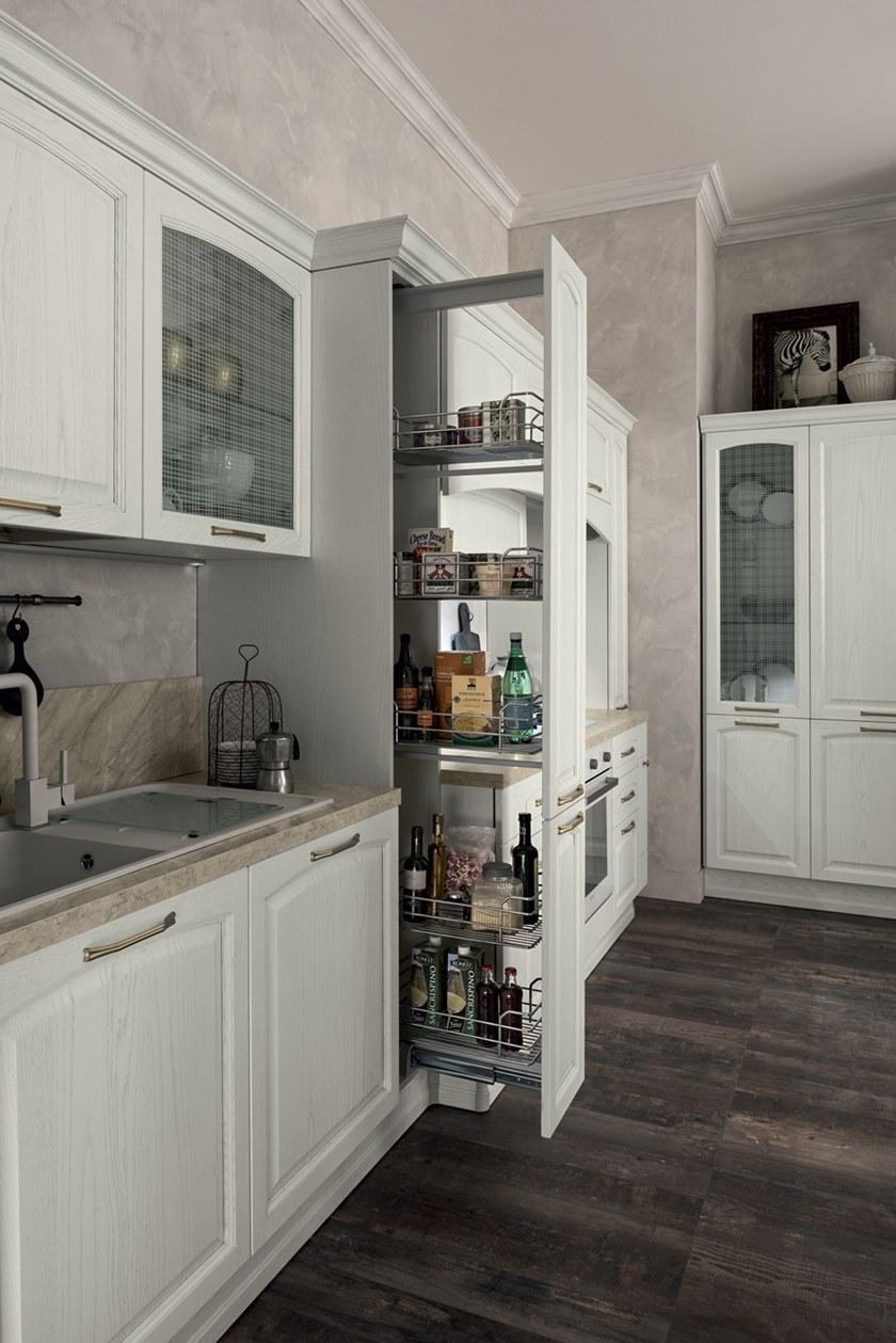 Febal Casa Линейная деревянная кухня с ручками sun-id-1466062 - Вид №1